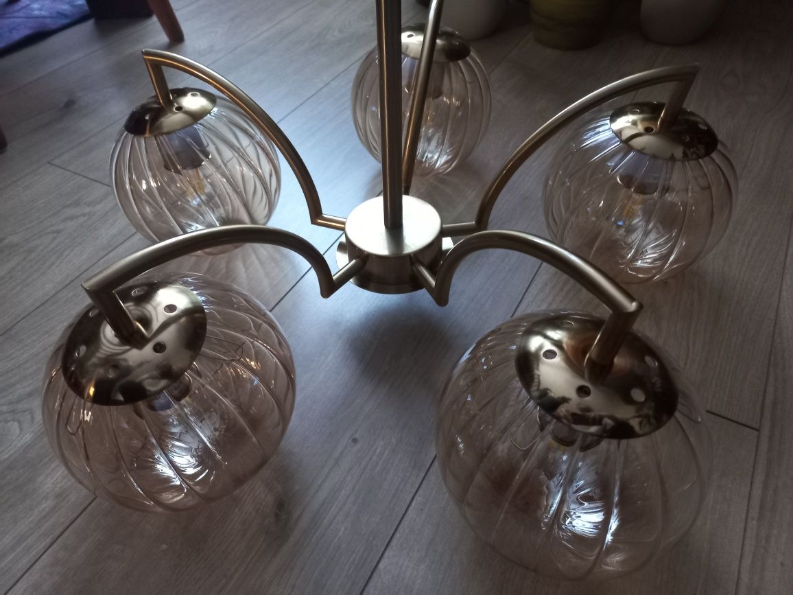 Nowoczesna lampa sufitowa 5 punktowa