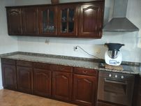 Móveis de cozinha em madeira
