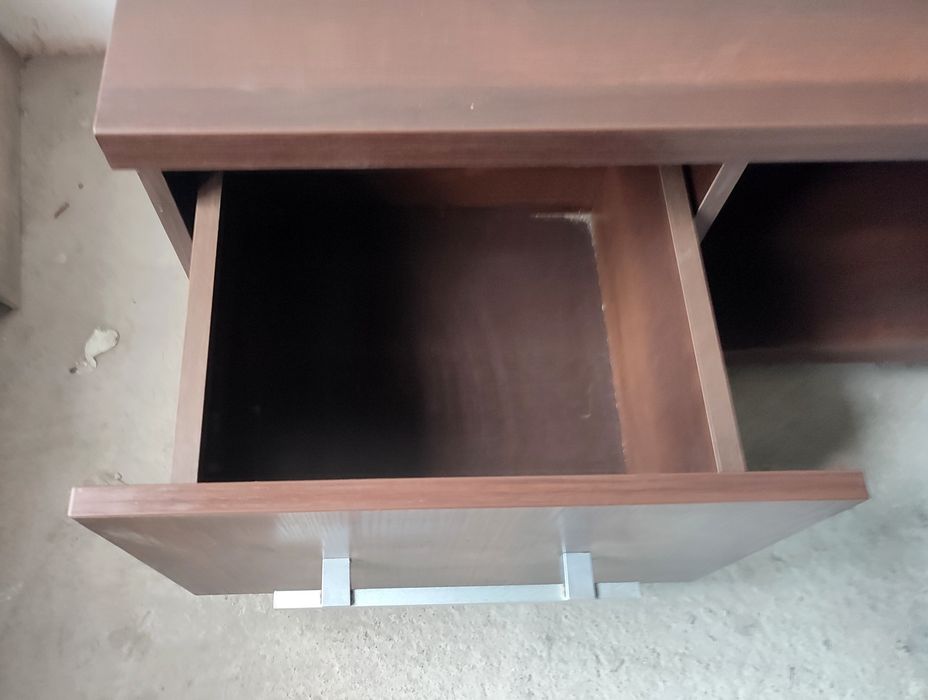 Szafka komoda RTV kolor venge wenge ciemny brąz 150cm
