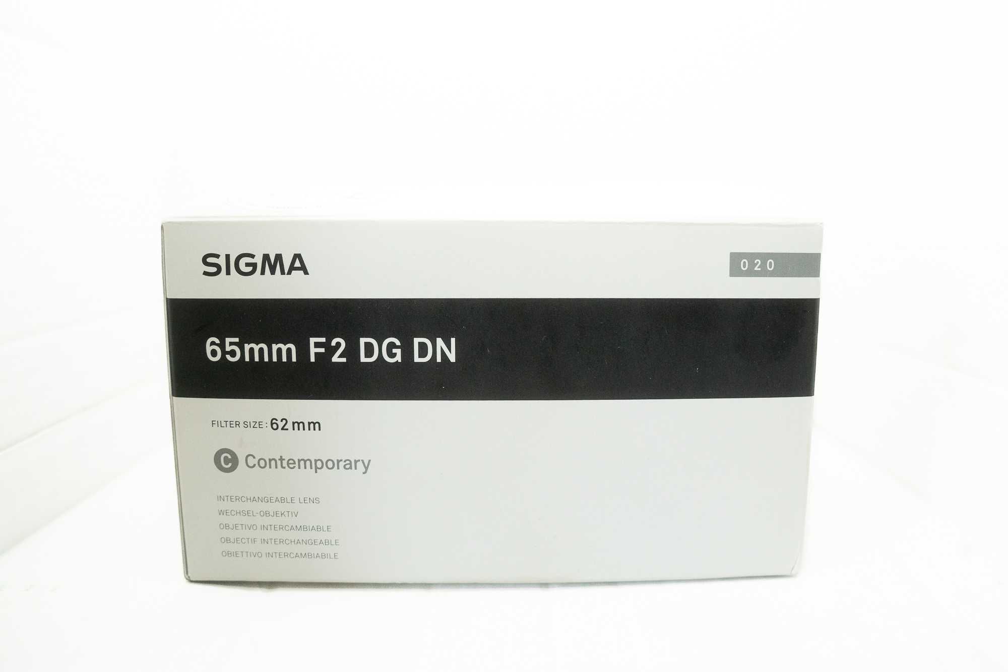 Sigma 65mm f2.0 DG DN Sonyy FE