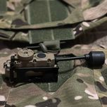 Ліхтар на шолом Sidewinder WASD червоний військовий Тан | Олива