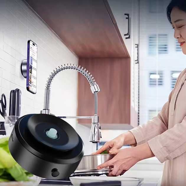 Магнітний вакуумний тримач мобільного телефону для автомобіля