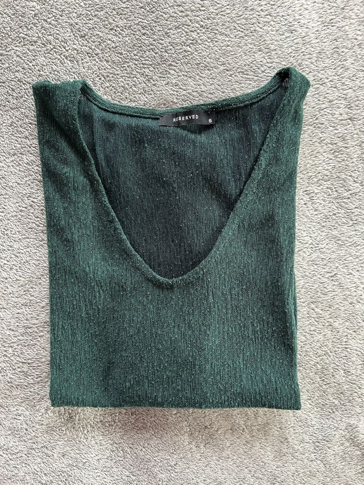 Zielona bluzka oversize