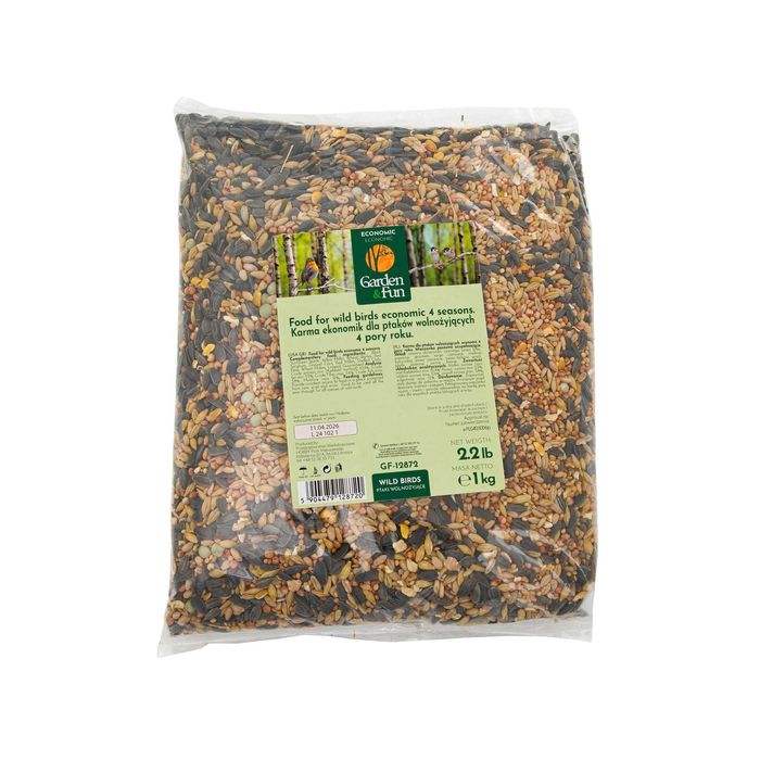 Garden&Fun karma dla ptaków wolnożyjących ziarno - 4 pory roku 1 kg