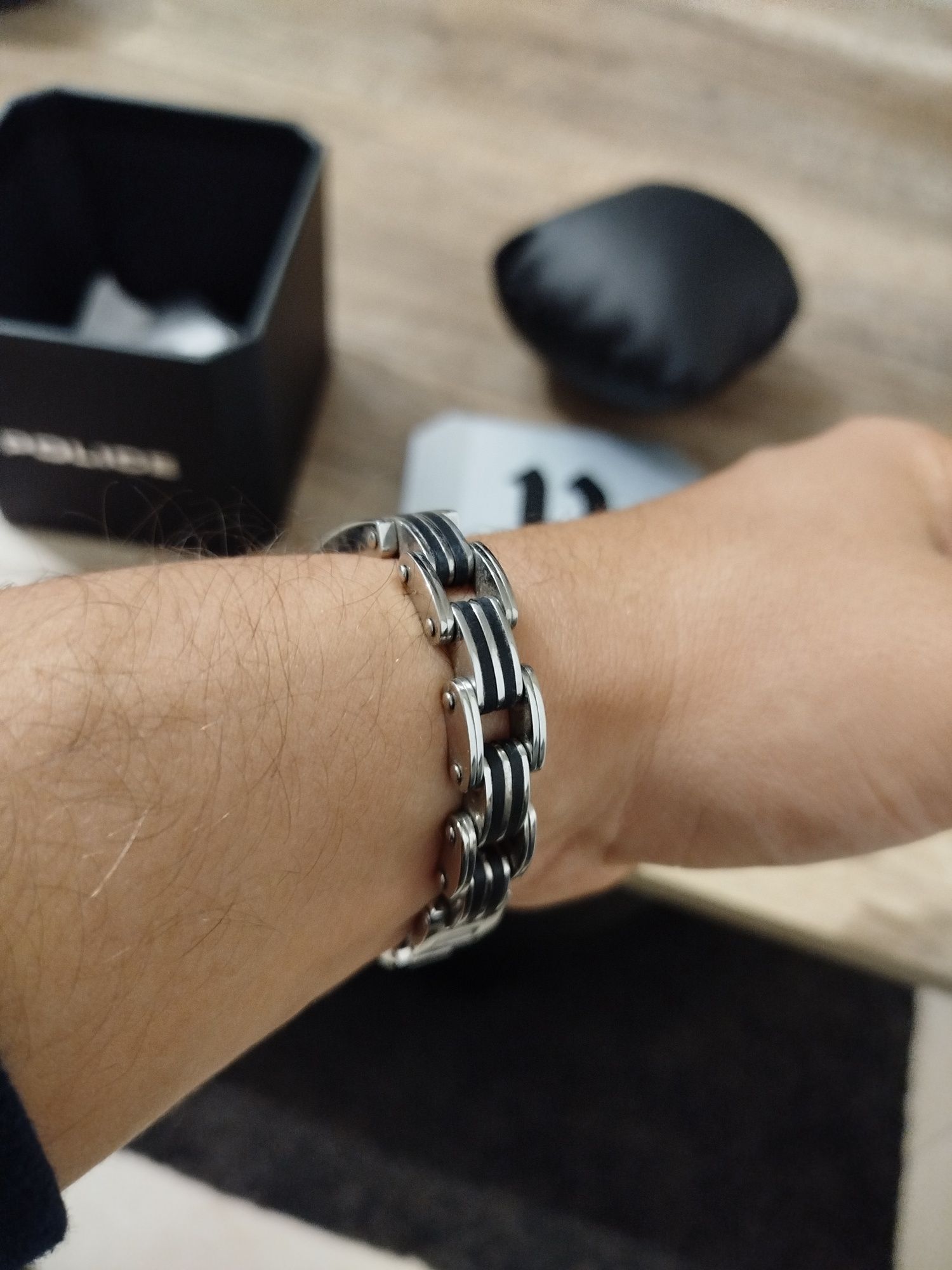 Pulseira POLICE homem 19cms