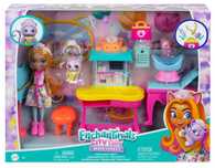 Enchantimals Lalka Doktor Carlin Cat Gabinet Lekarski Zestaw Do Zabawy