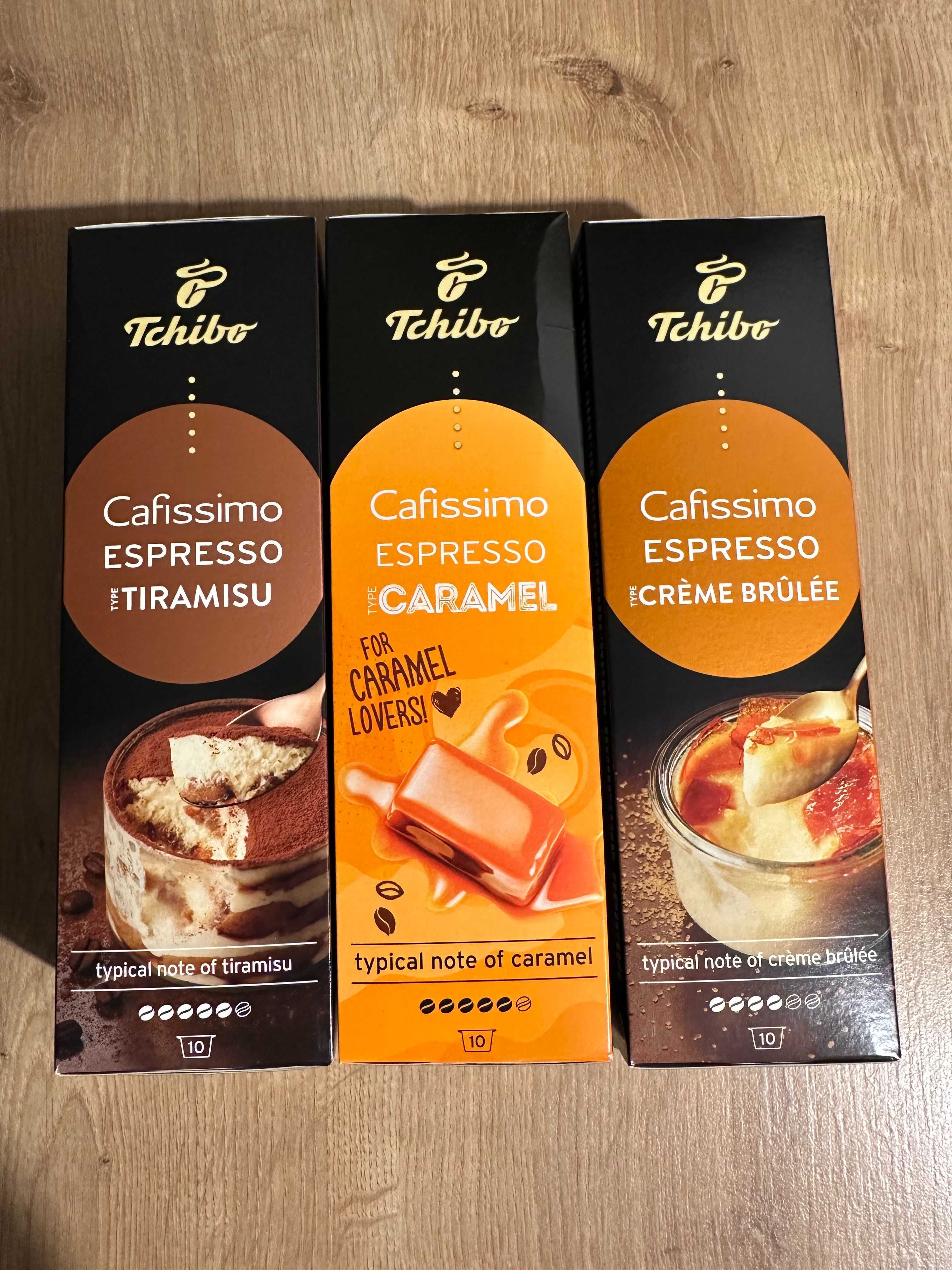 Kapsułki do ekspresu TCHIBO l Tiramisu & Caramel & Creme Brulee MIX 30