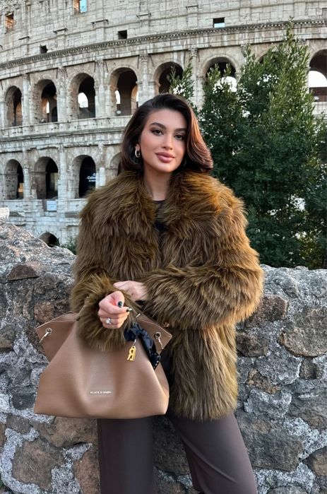 Zara futro kurtka futerko viral nowe XS-S