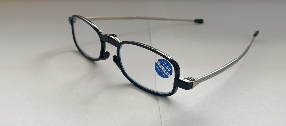Okulary +2.5 do czytania składane