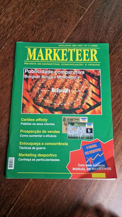 Lote edições n⁰1, n⁰ 2 e n⁰3 da Marketeer