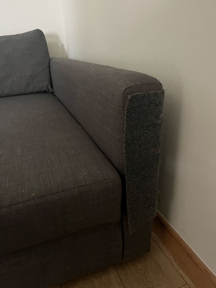 Sofa com chaise longue e sofa cama