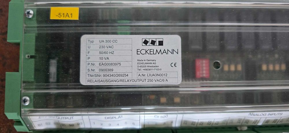 Sterowniki Eckelmann SIOX 12/8 VS , SIOX 12/8 CI , UA300CC , UA400CC