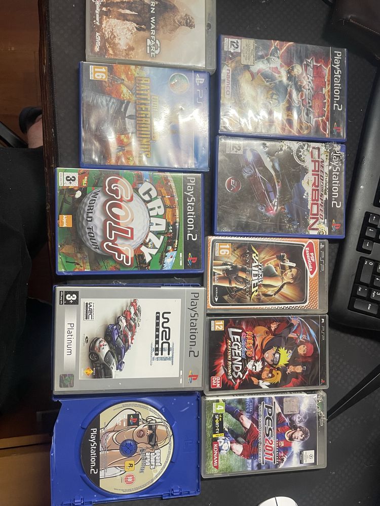 Jogos ps2/psp/ps3/ps4
