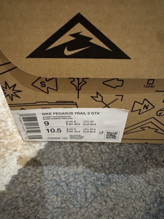 Новые Nike Pegasus Trail 5 GTX Gore Tex