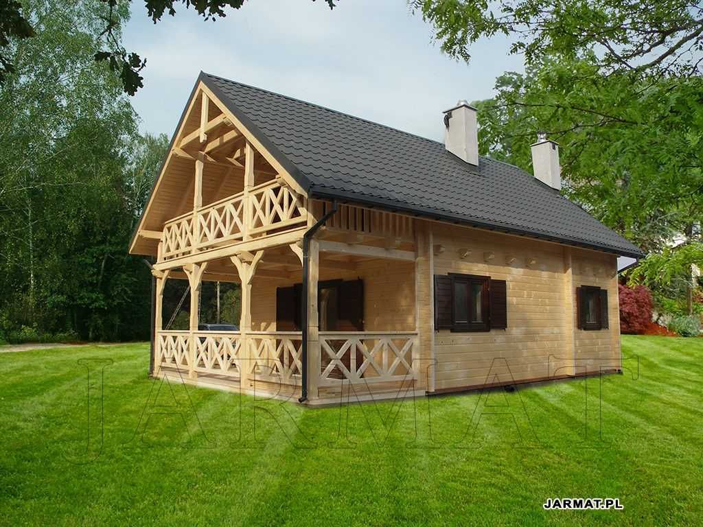 Dom z Drewna Całoroczny Model D31 JARMAT.PL