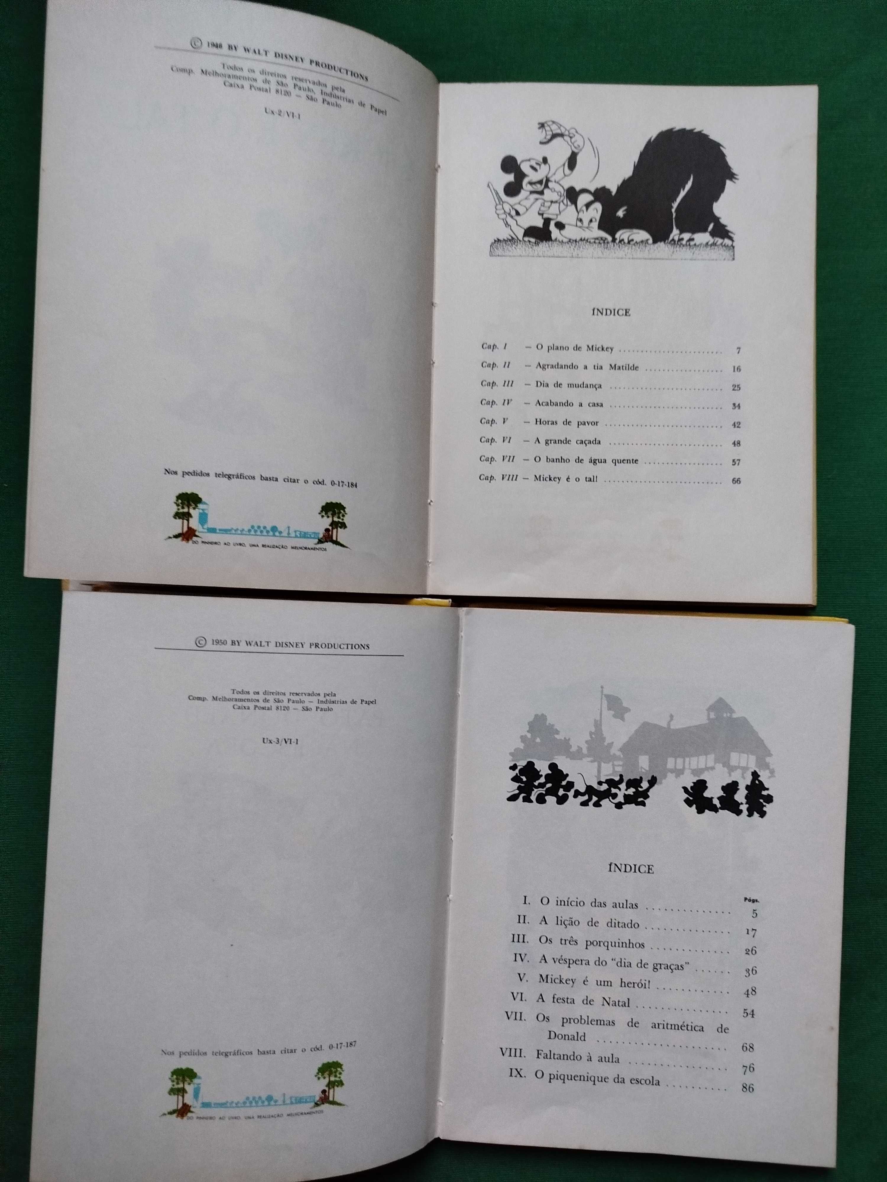HISTORIAS de WALT DISNEY Edições Melhoramentos, Anos 60