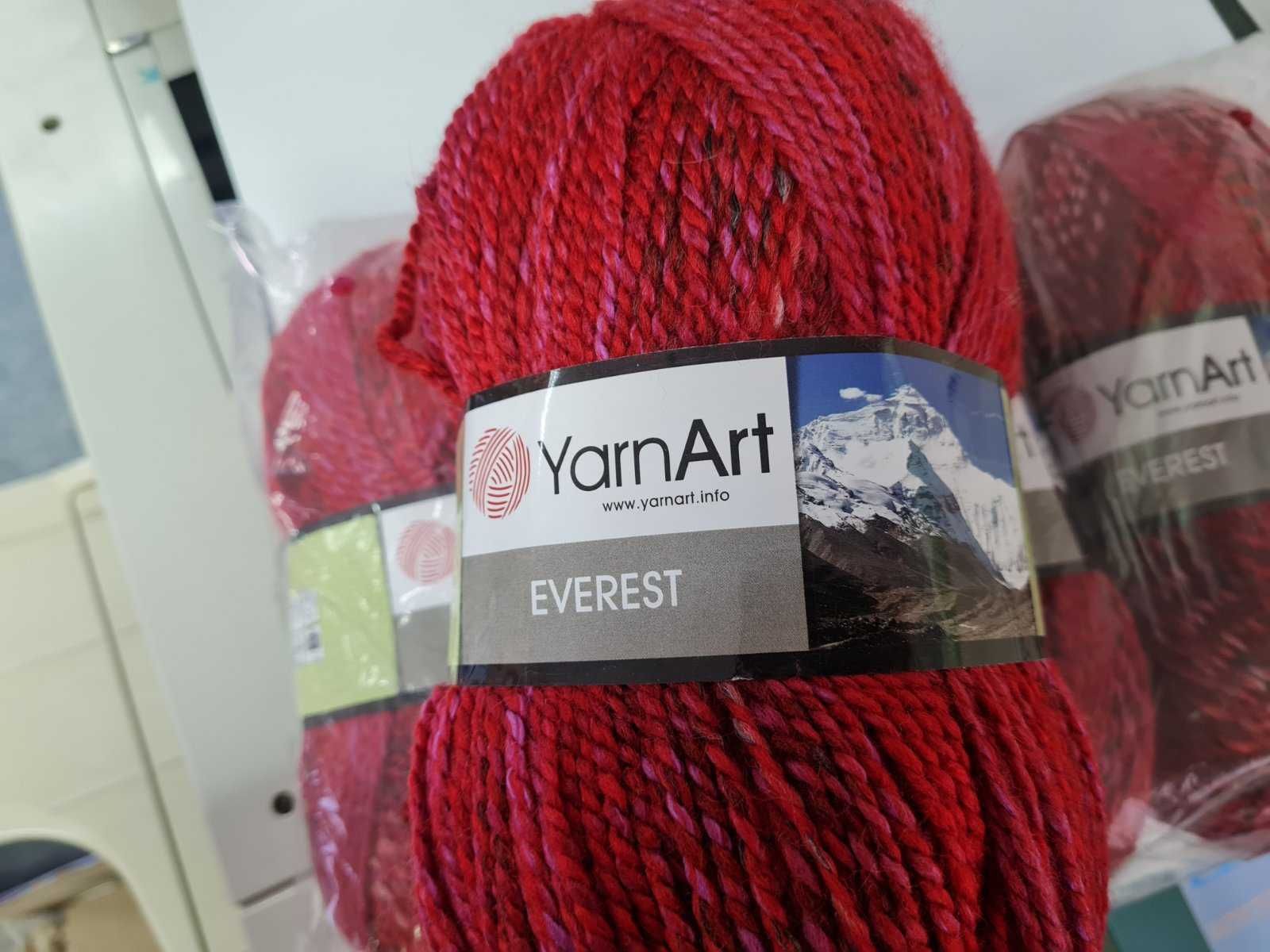 Полушерстяная пряжа, нитки для вязания YarnArt EVEREST
