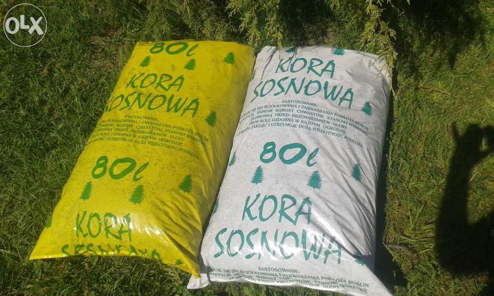 Kora sosnowa. WORKI 80L świeża