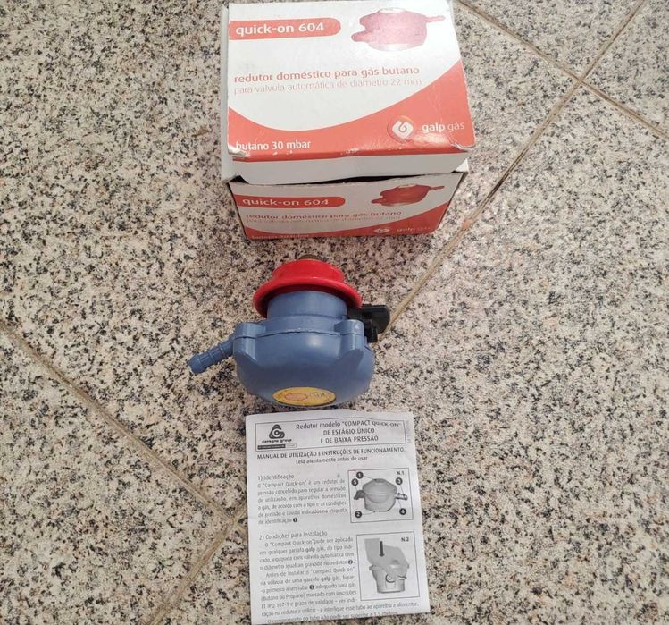 Redutor Doméstico para Gás Butano 30mbar