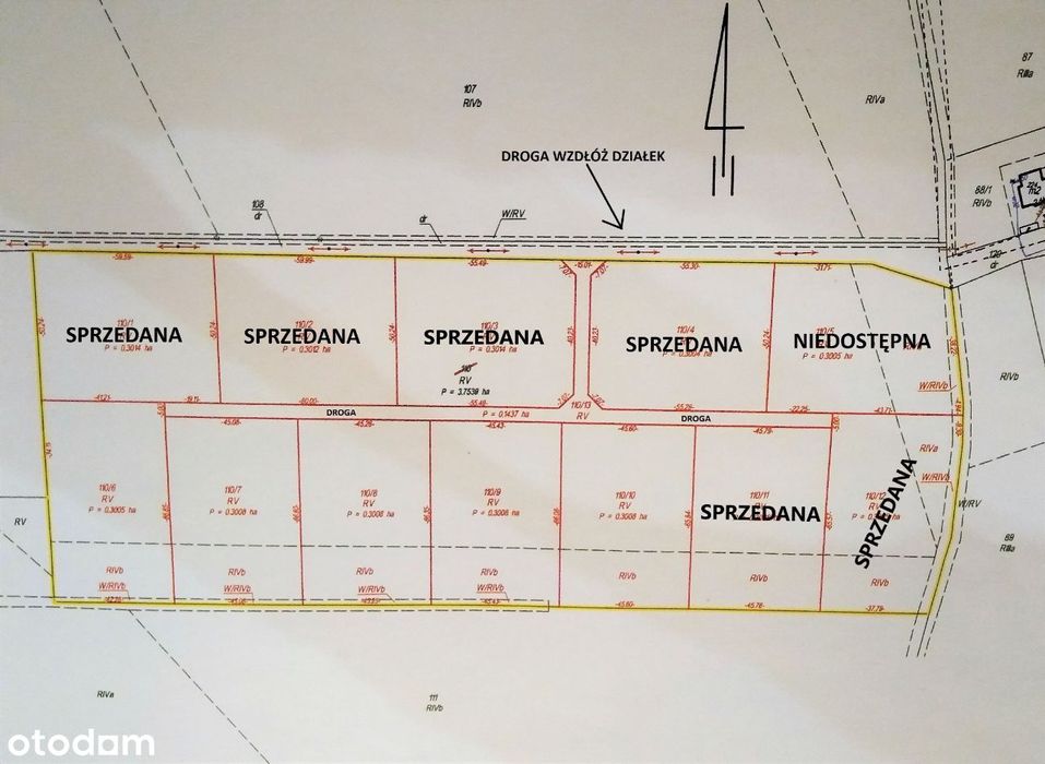 Sprzedam działki pod zabudowę jednorodzinną