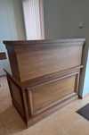 Lada recepcyjna drewniana 120x80x120