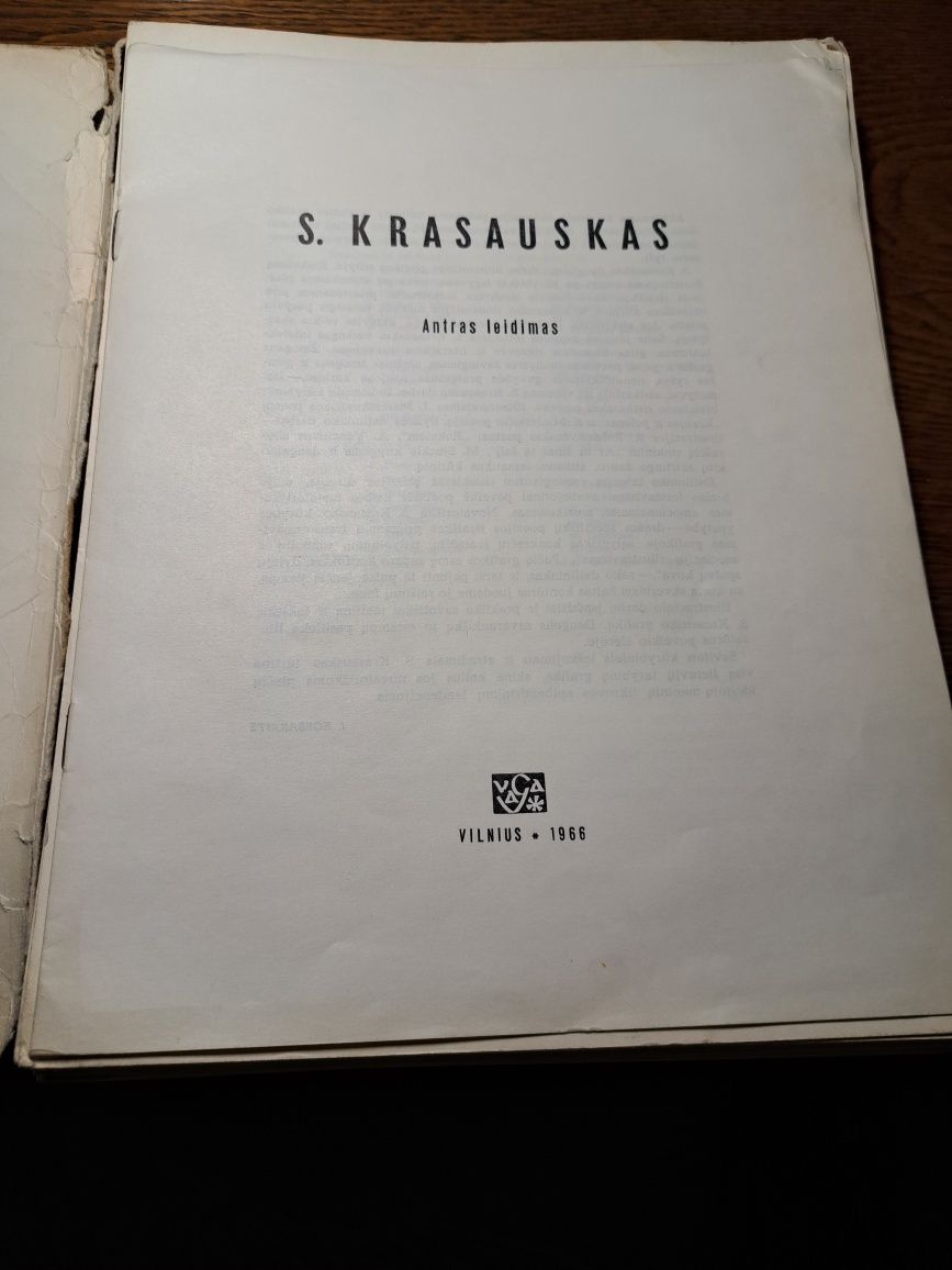 Litografia Stasys Krasauskas 1965r