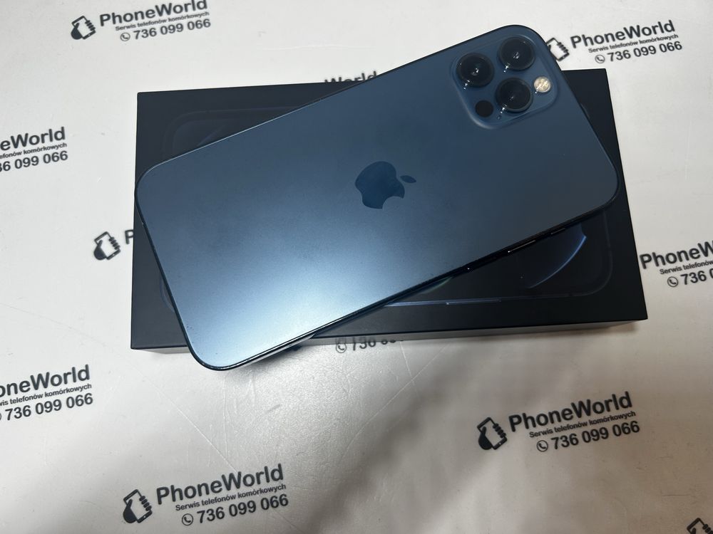 Zadbany iPhone 12 pro 256gb 86% Niebieski Gwarancja PhoneWorld