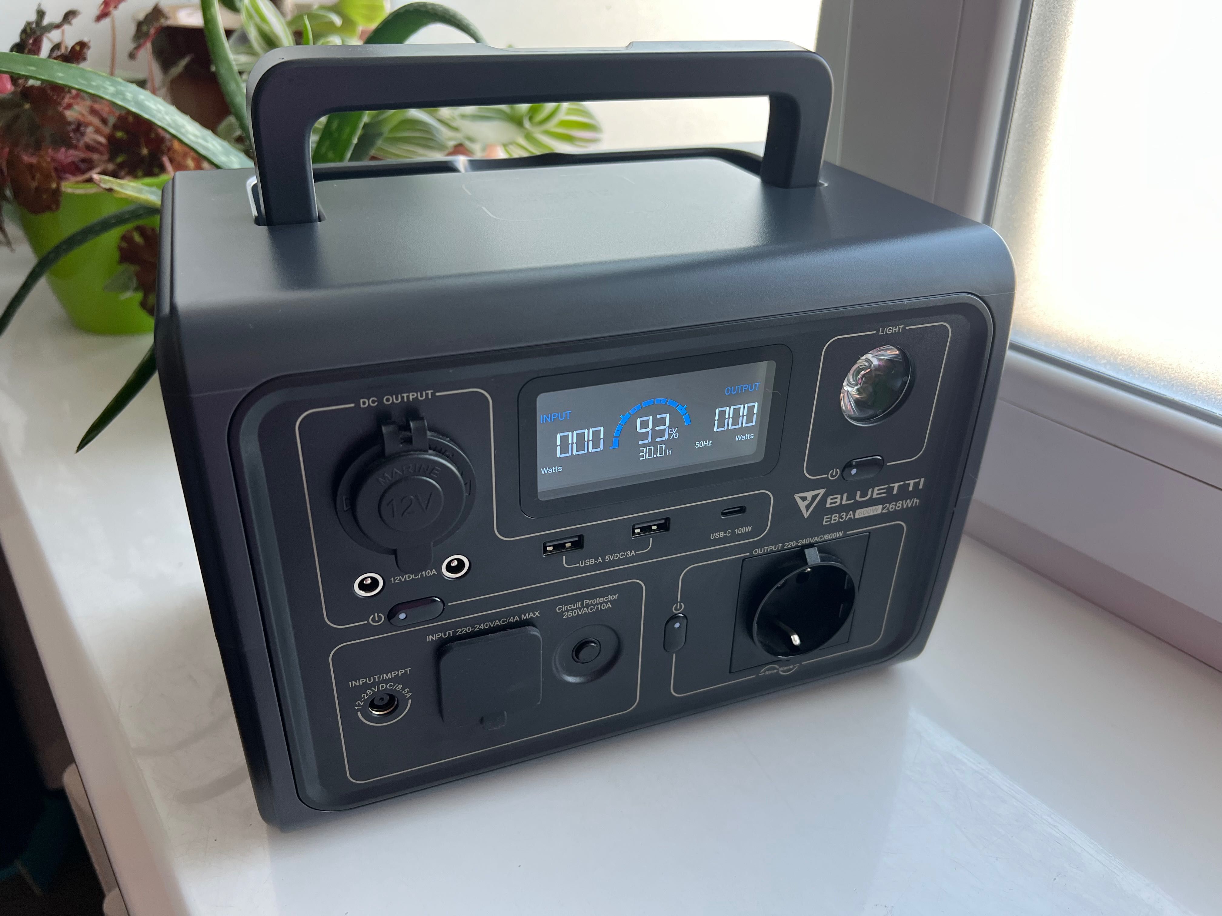 Bluetti EB3A 600w 268 wh