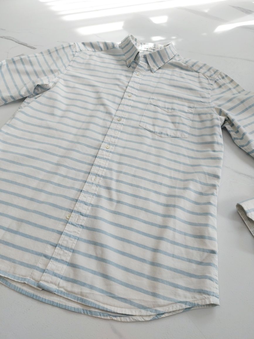 Koszula męska XL firmowa Wrangler w paski wiosenna
