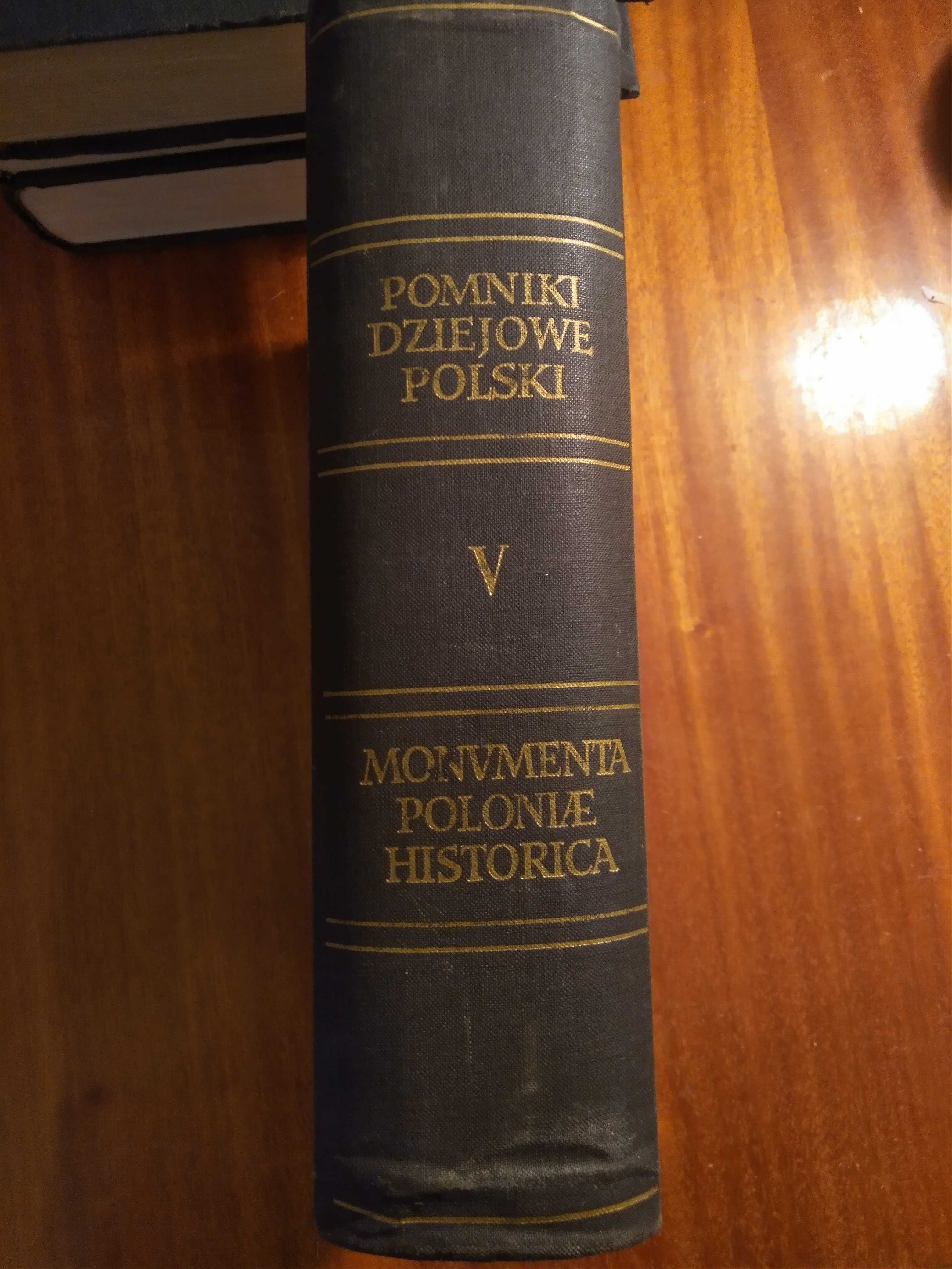 Pomniki dziejowe Polski - Tom V - reprint - Twarda oprawa