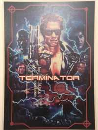 Terminator plakat oprawiony w czarną ramę 29,7*42