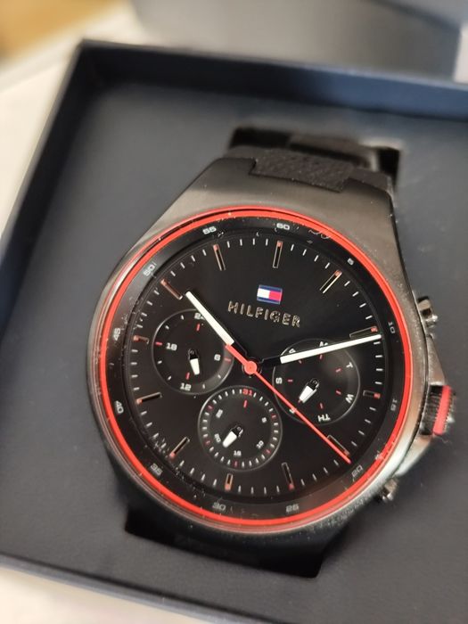 Zegarek Tommy Hilfiger Męski Nowy Kwarcowy Japan Z Metkami Box Stylowy