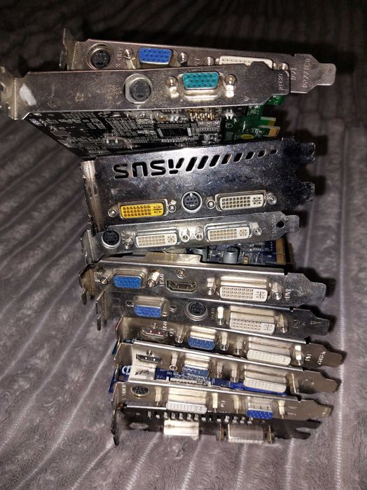 Видеокарты на запчасти