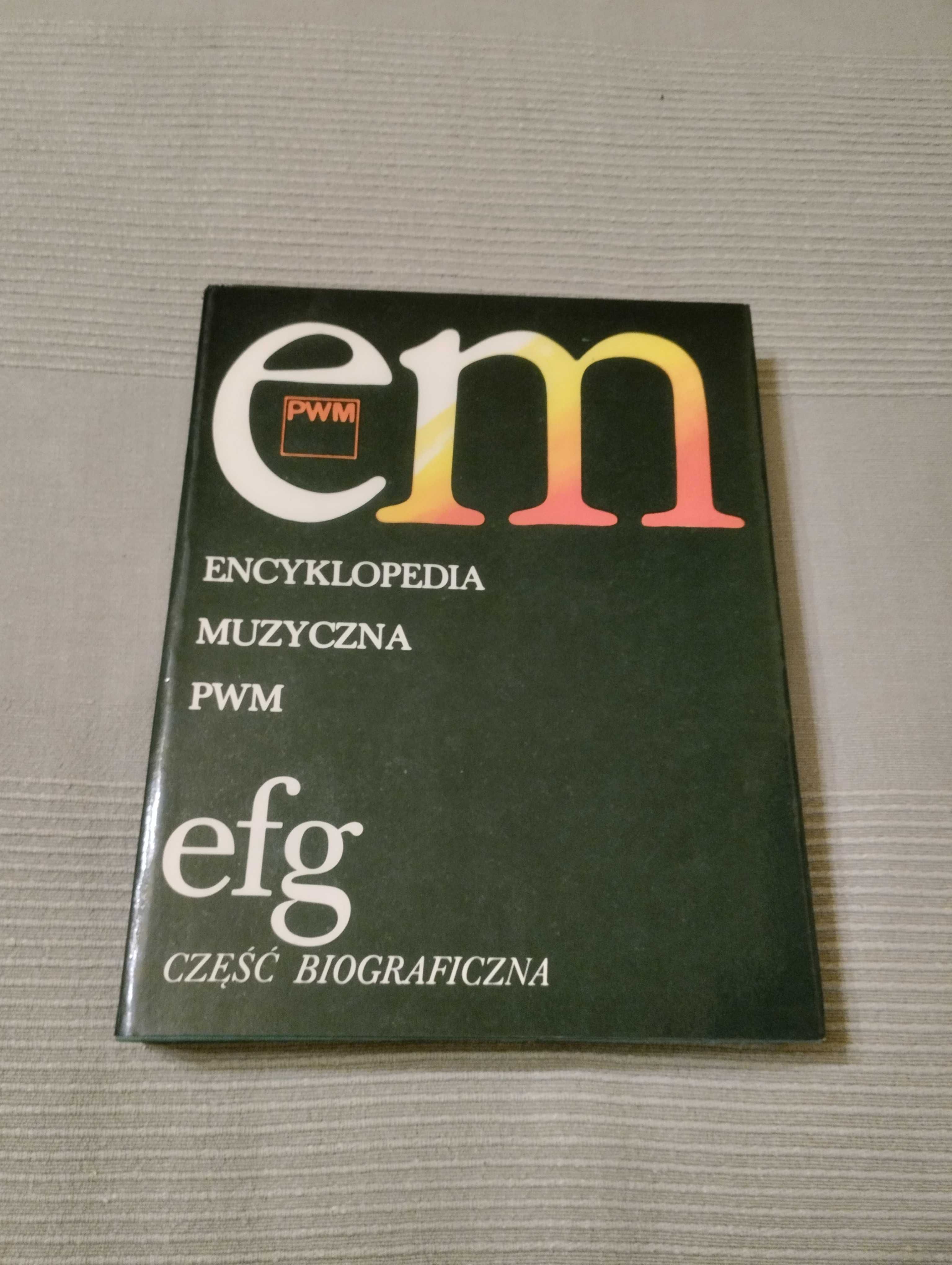 Encyklopedia muzyczna PWN tom trzeci EFG