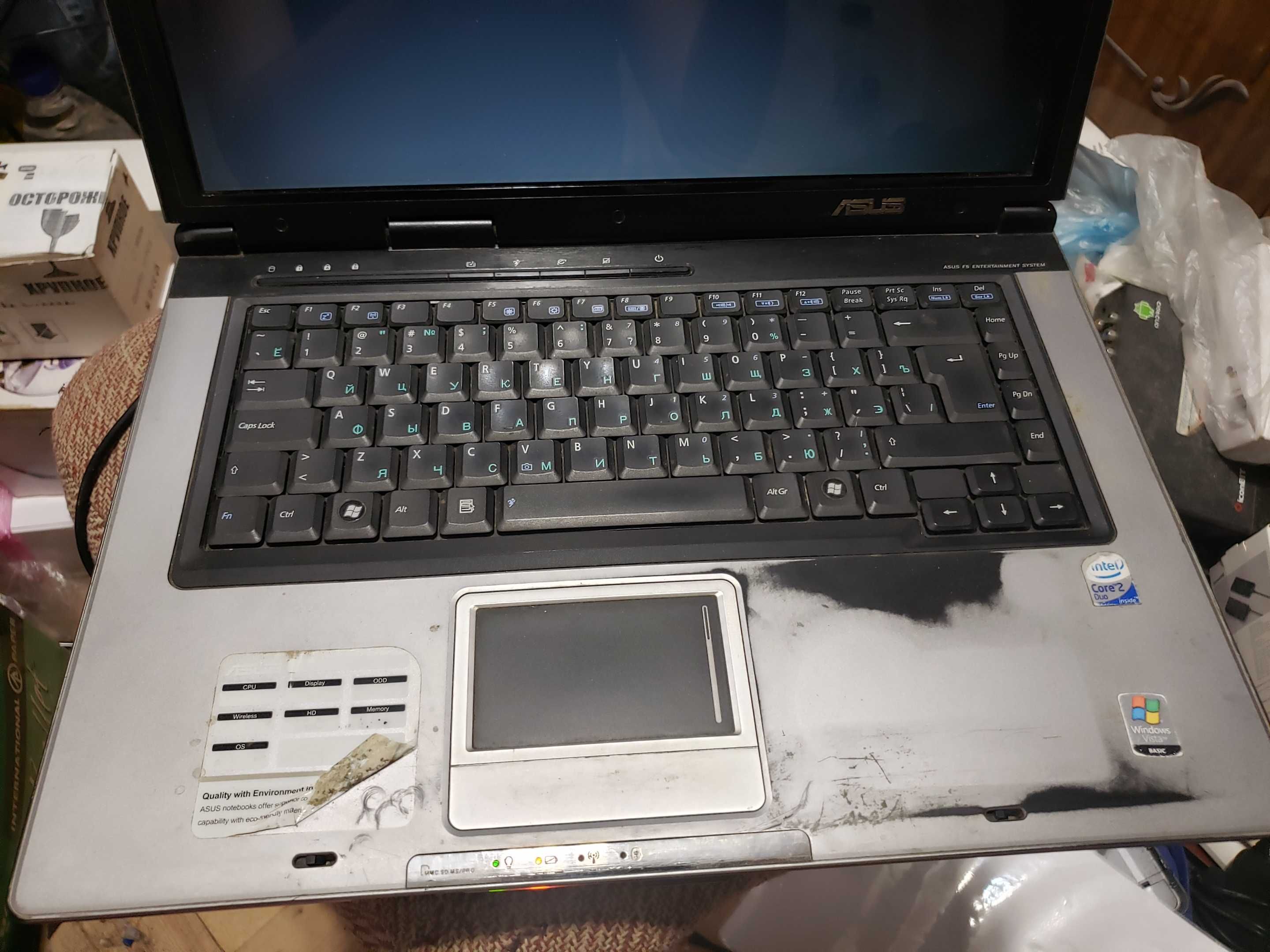 Ноутбук Asus X50 VL ( похож на LG E50).