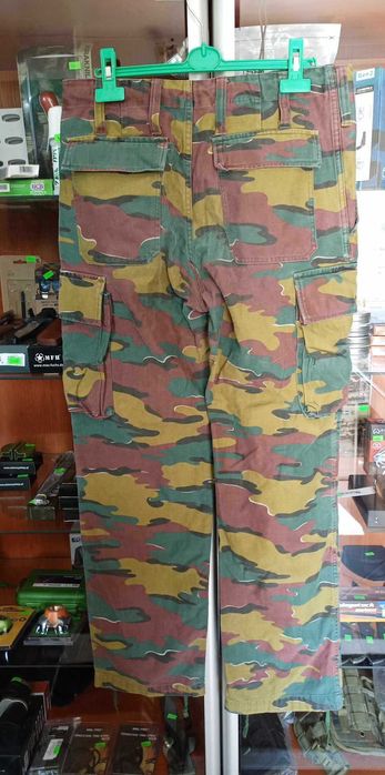 Spodnie Armia Belgia Jigsaw camo r.M/L pas 88 Unikat