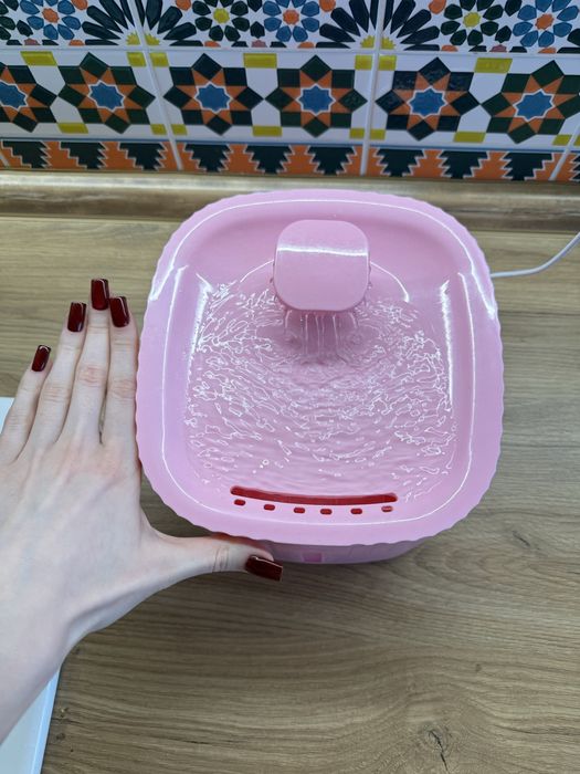 Поилка электрическая для животных кота собаки фонтан