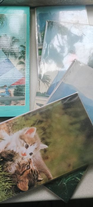 Albumy na zdjęcia - zestaw 10 sztuk, używane