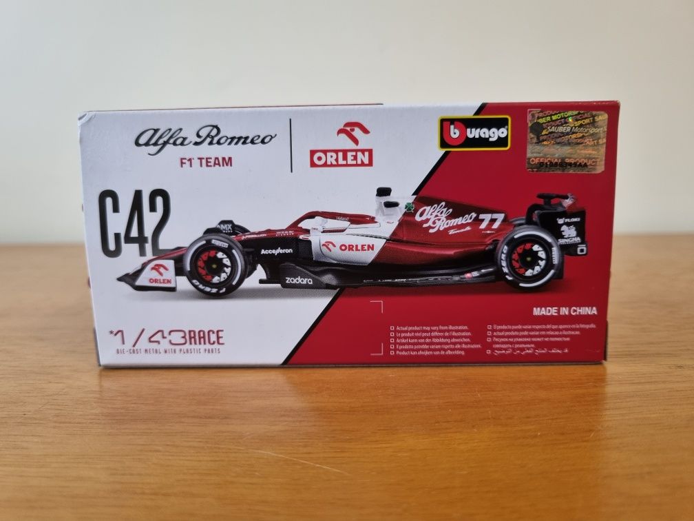 Bburago - Alfa Romeu F1 Team - Valtteri Bottas [esc 1:43]