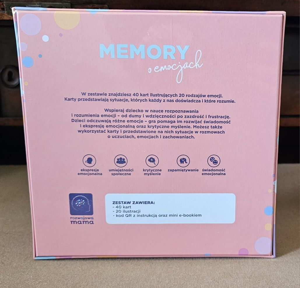 Gra edukacyjna Memory o emocjach