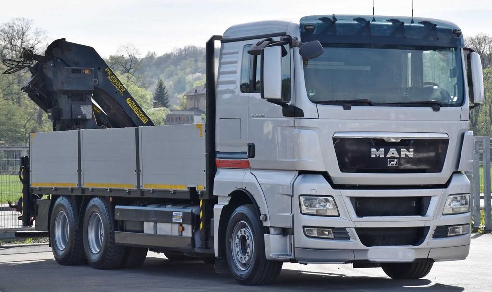 Бортовий MAN TGX 26.440 кузов 6,4м кран маніпулятор Palfinger PK 29002