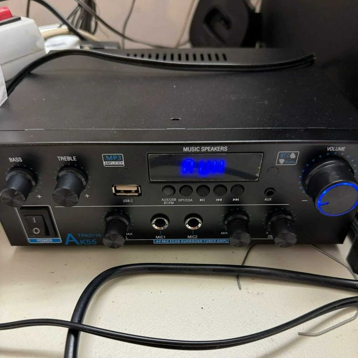 Усилитель мощности звука аудио до 900Вт 2 канала и под сабвуфер б/у