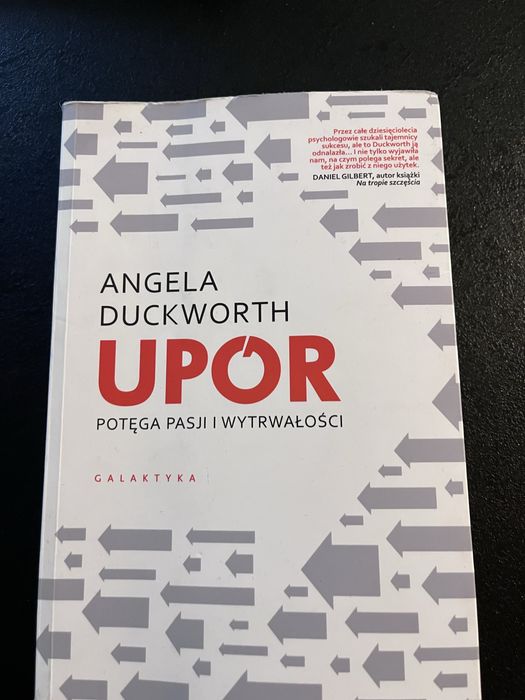 Ksiazka Upòr Angela Duckworth