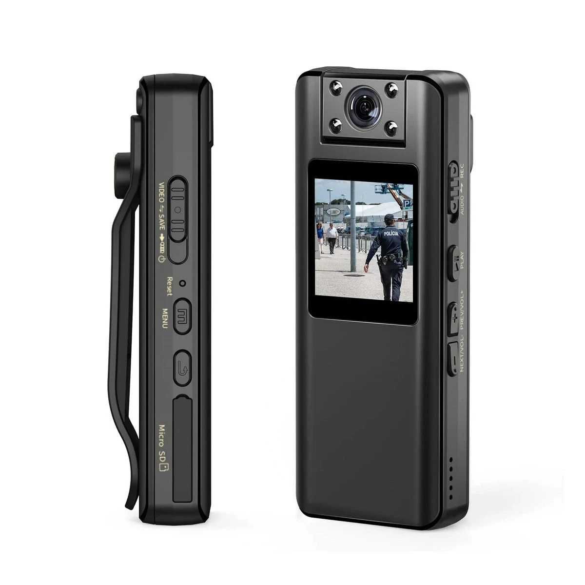 Нагрудна боді камера Boblov А22, Топова Body Camera, Відеореєстратор