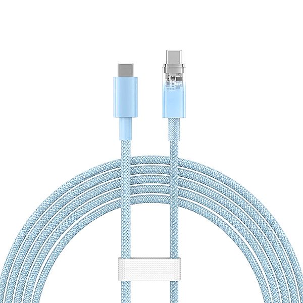 Kabel Baseus Explorer 100W USB-C - USB-C z inteligentnym czujnikiem te
