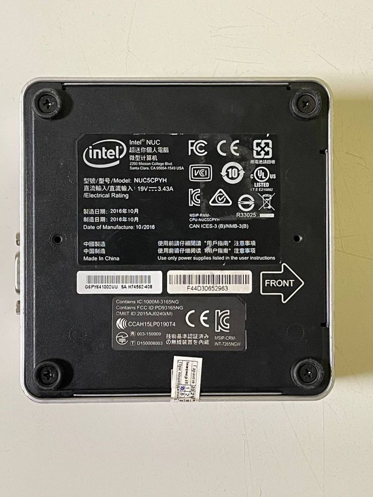 Міні ПК NUC5 + SSD 120 gb RAM 4gb у гарному стані, без блока живлення