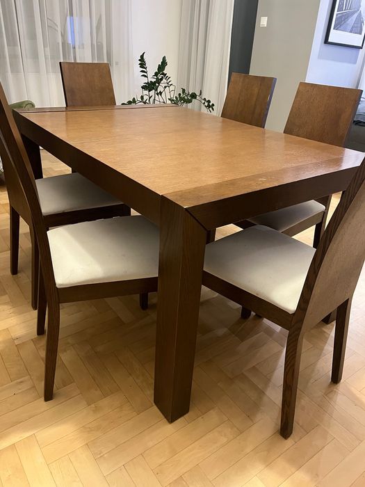 Stół rozkładany Paged CUBA + krzesła