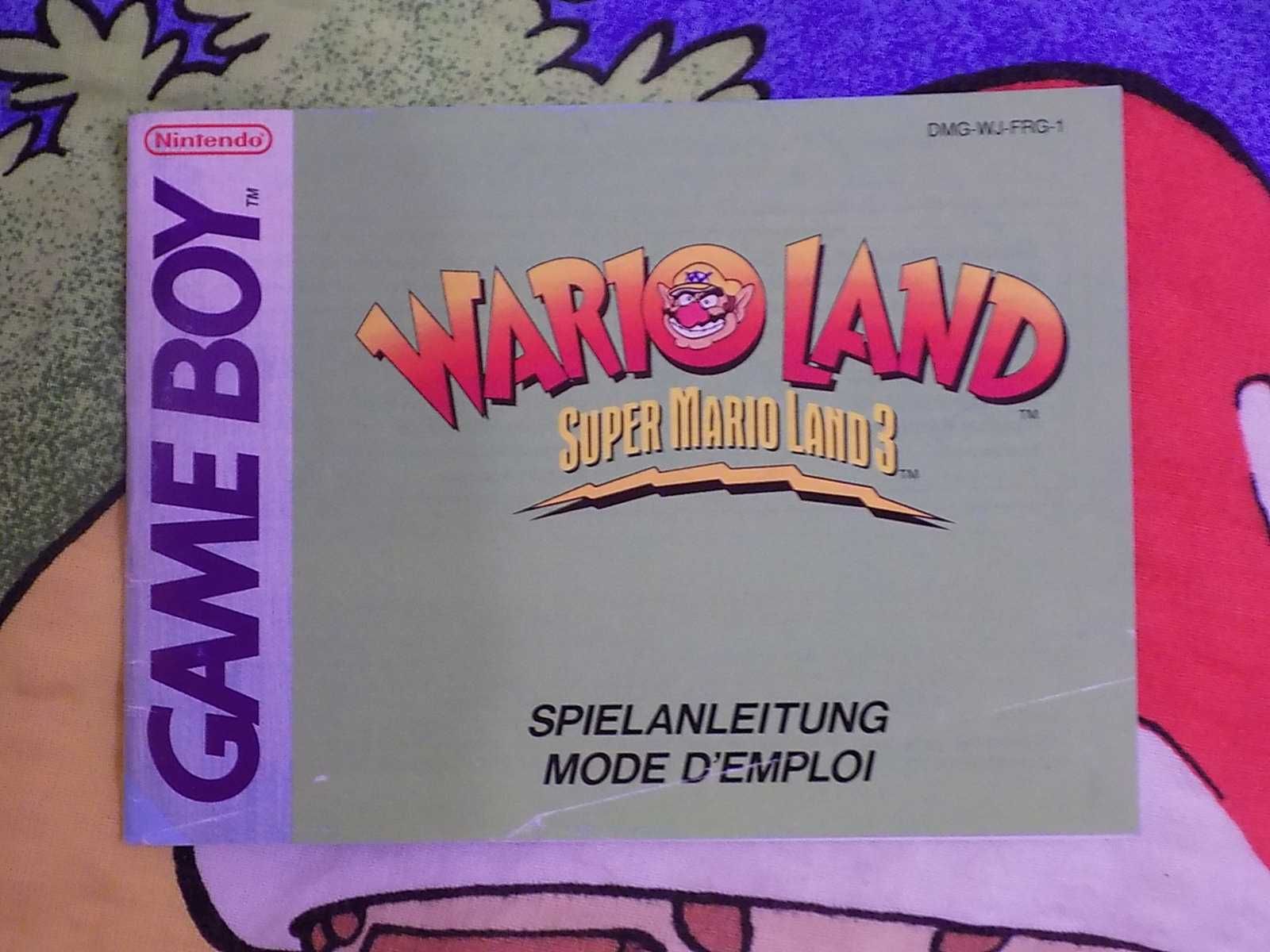 Wario Land + instrukcja na Nintendo GameBoy, GameBoy color, Advance SP