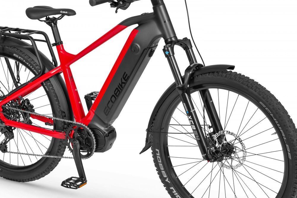 Rower elektryczny Ecobike RX 500 Black Red SUV - CAN