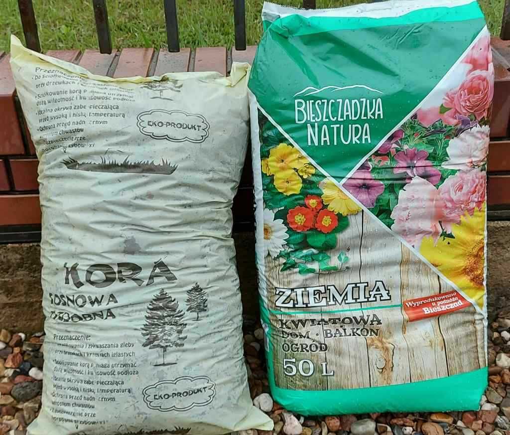 Ziemia kwiatowa 50L ziemia dom balkon ogród ziemia do kwiatów